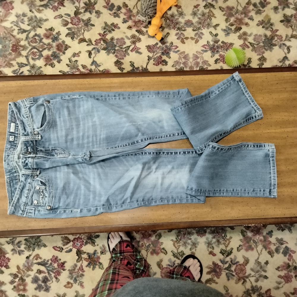 Miss Me Faded Blue Denim Jeans